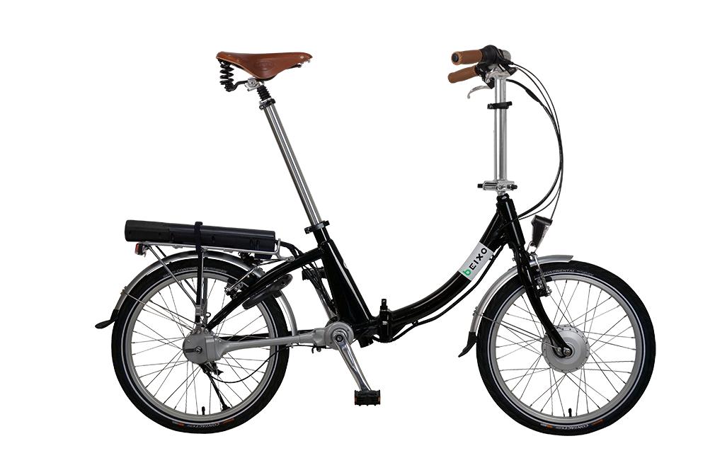 Electrische vouwfiets Beixo Compact Electra low black, 20 inch of meer, Versnellingen, Zo goed als nieuw, Totaal opvouwbaar