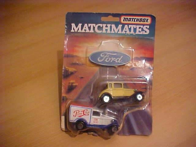 Matchbox - Ford Model A Matchmates MIB, Hobby en Vrije tijd, Modelauto's | Overige schalen, Ophalen of Verzenden, Gebruikt, Auto