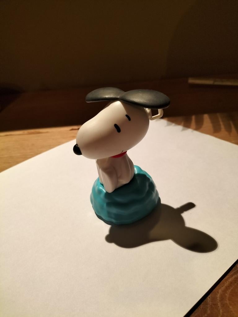 McDonalds Happy Meal Snoopy Helikopter Helicopter Stamper, Ophalen of Verzenden, Gebruikt