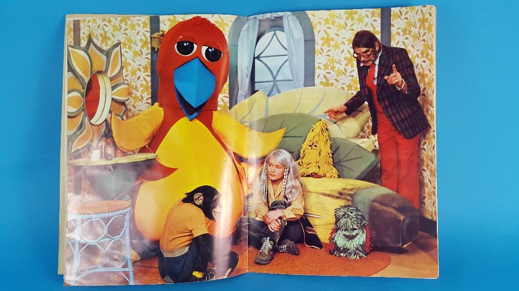 Ti-Ta-Tovernaar en het Grobbekuiken, 1972, stickerboek. 7C3, Tweedehands verkoop, Tweedehands verkoop, Gebruikt, Ophalen of Verzenden