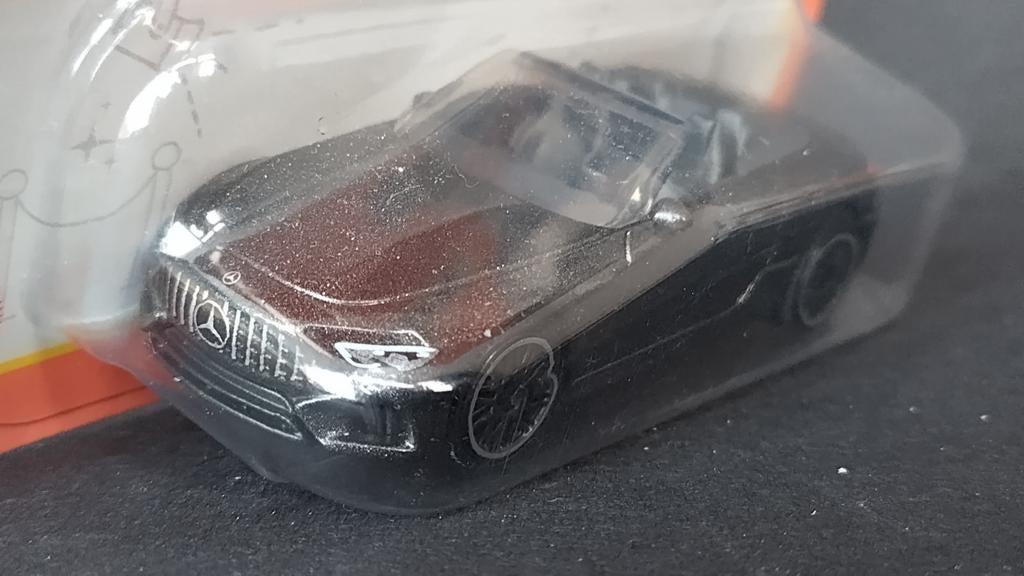 Mercedes Benz SL 63 Amg zwart 1:64 3inch Matchbox Pol, Auto, Verzenden, ., Nieuw