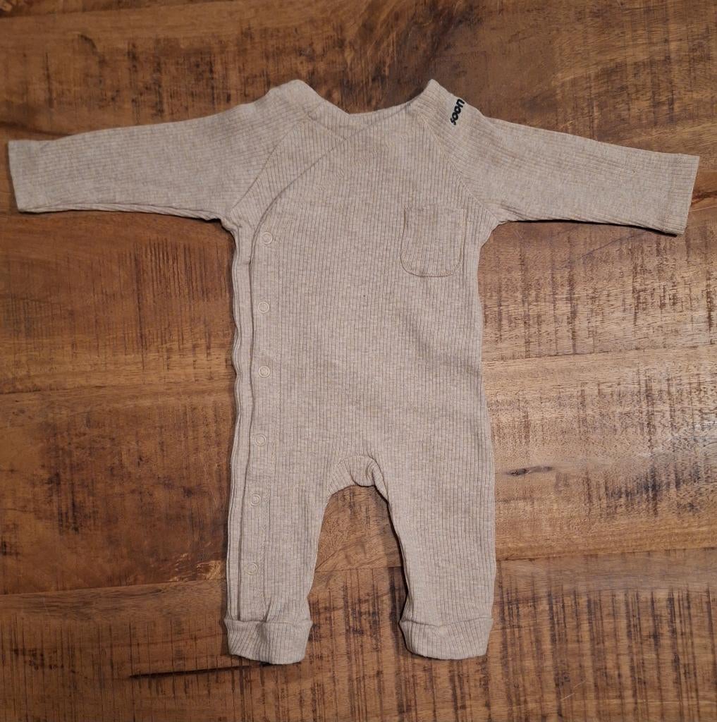Boxpakje newborn beige Prenatal maat 56, Jongetje of Meisje, Ophalen of Verzenden, Zo goed als nieuw, Prenatal