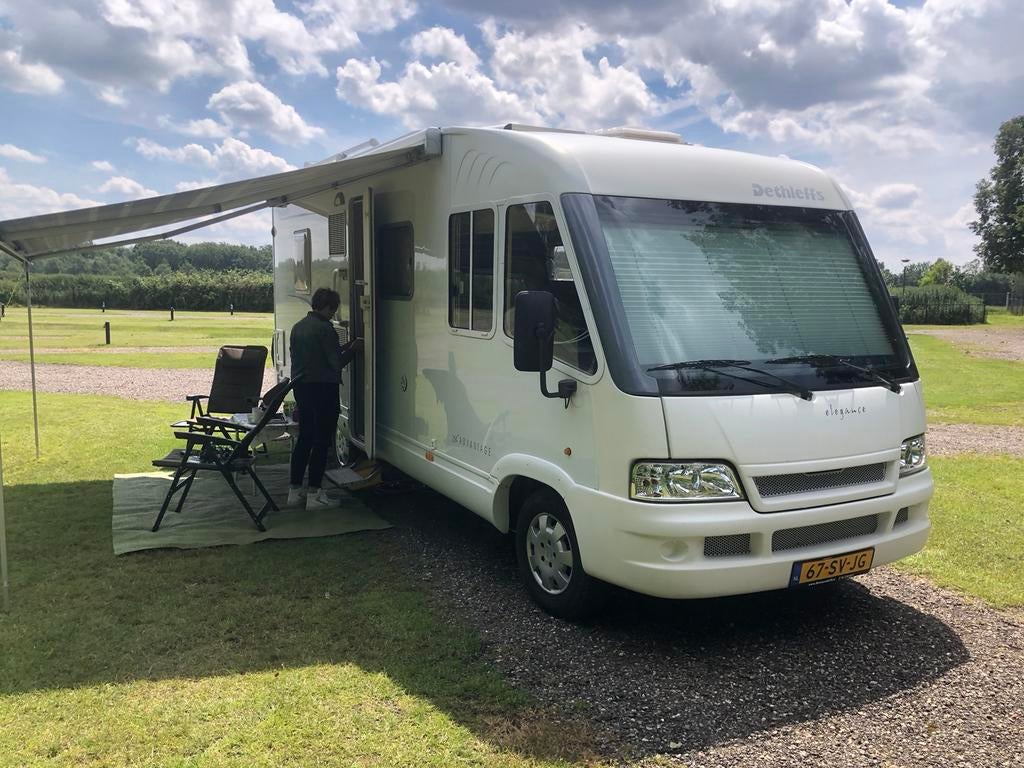 Nette Camper Dethleffs i6501.  Uit 2006! Vol integraal, Ringverwarming, Fiat, Gaslek-detector, Luifel