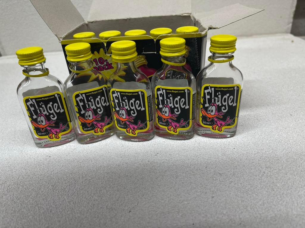 Flügel leeg 10 stuks, Verzamelen, Biermerken, Ophalen of Verzenden, Gebruikt, Flesje(s), Overige merken