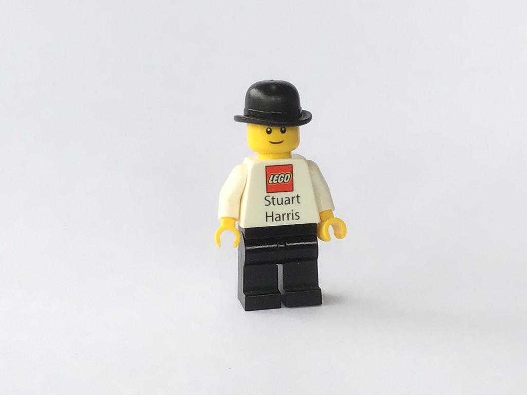 lego employee business card  minifig Stuart Harris, Ophalen of Verzenden, Nieuw