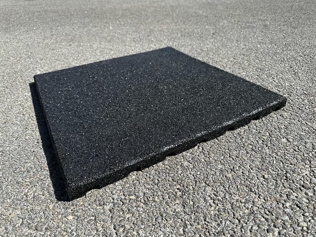 120 nieuwe 50x50x2.5 rubbertegels tuin terras dak balkon, Rubber, Nieuw, Ophalen of Verzenden, 10 m² of meer