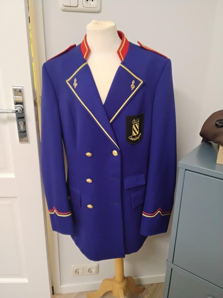 Uniform jasje dames drumband fanfare harmonie maat M, Ophalen of Verzenden, Zo goed als nieuw, Maat 38/40 (M)