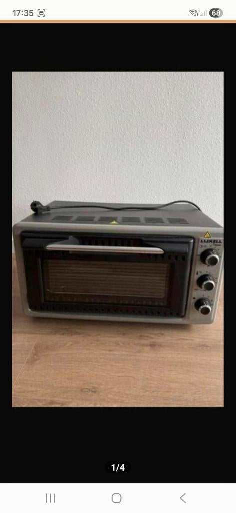 Z.g.a.n.  Luxcell mini oven, Witgoed en Apparatuur, Ovens, Zo goed als nieuw, Minder dan 45 cm, Minder dan 45 cm, Ophalen of Verzenden