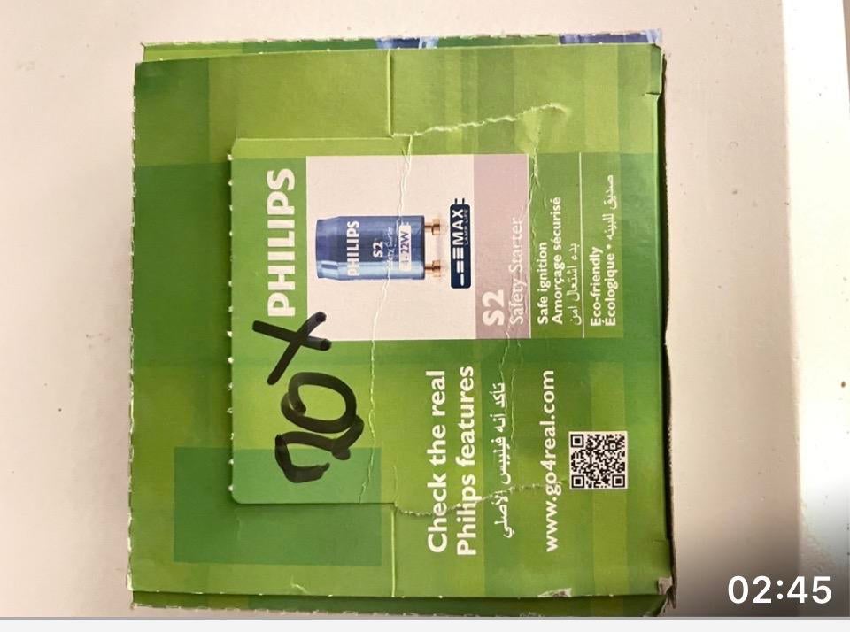 Philips 20 st  S2 Veiligheidsstarter 4/22W, Ophalen of Verzenden, Nieuw, Overige typen