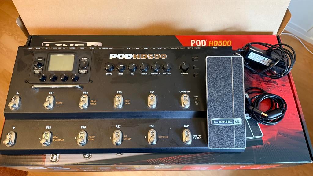 Line 6 Pod HD 500 Multi-effect Processor, Muziek en Instrumenten, Effecten, Ophalen of Verzenden, Zo goed als nieuw, Multi-effect