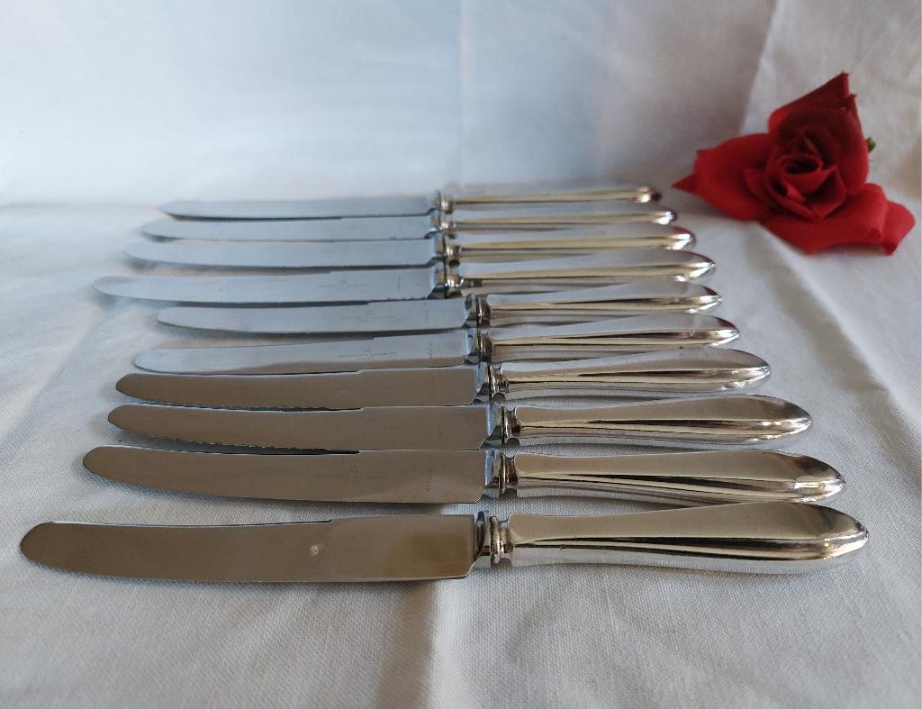 Gerritsen & Van Kempen verzilverde messen Puntfilet, Verzenden