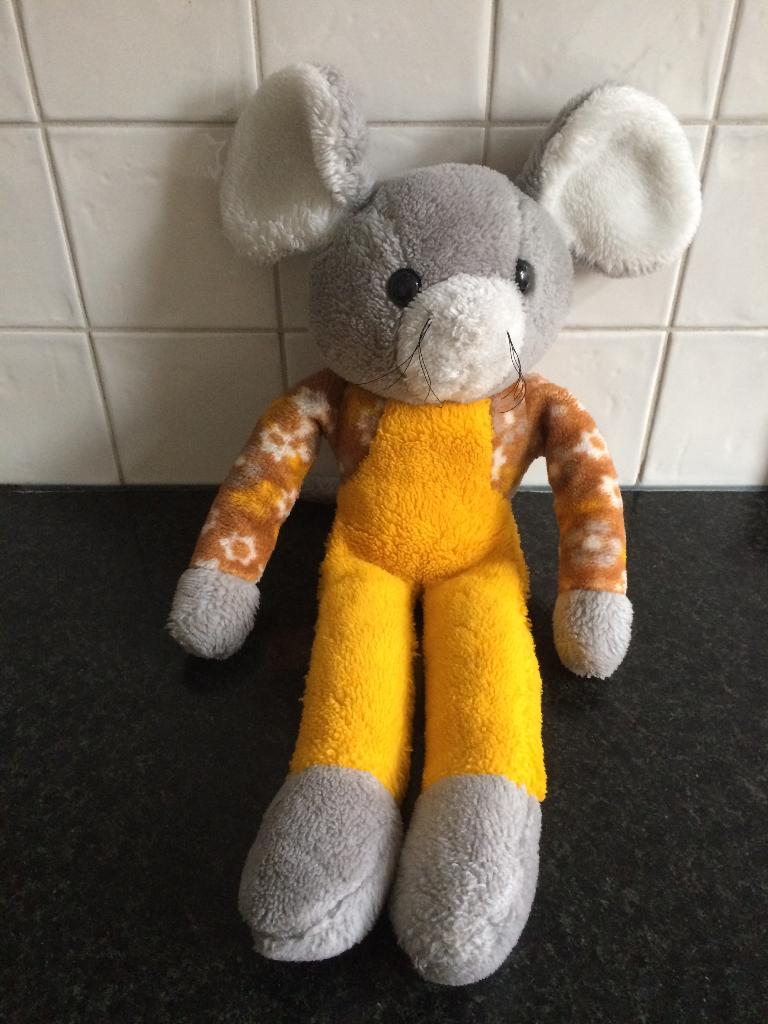 vintage knuffel jaren 70, Verzamelen, Poppen, Ophalen of Verzenden, Zo goed als nieuw, Pop