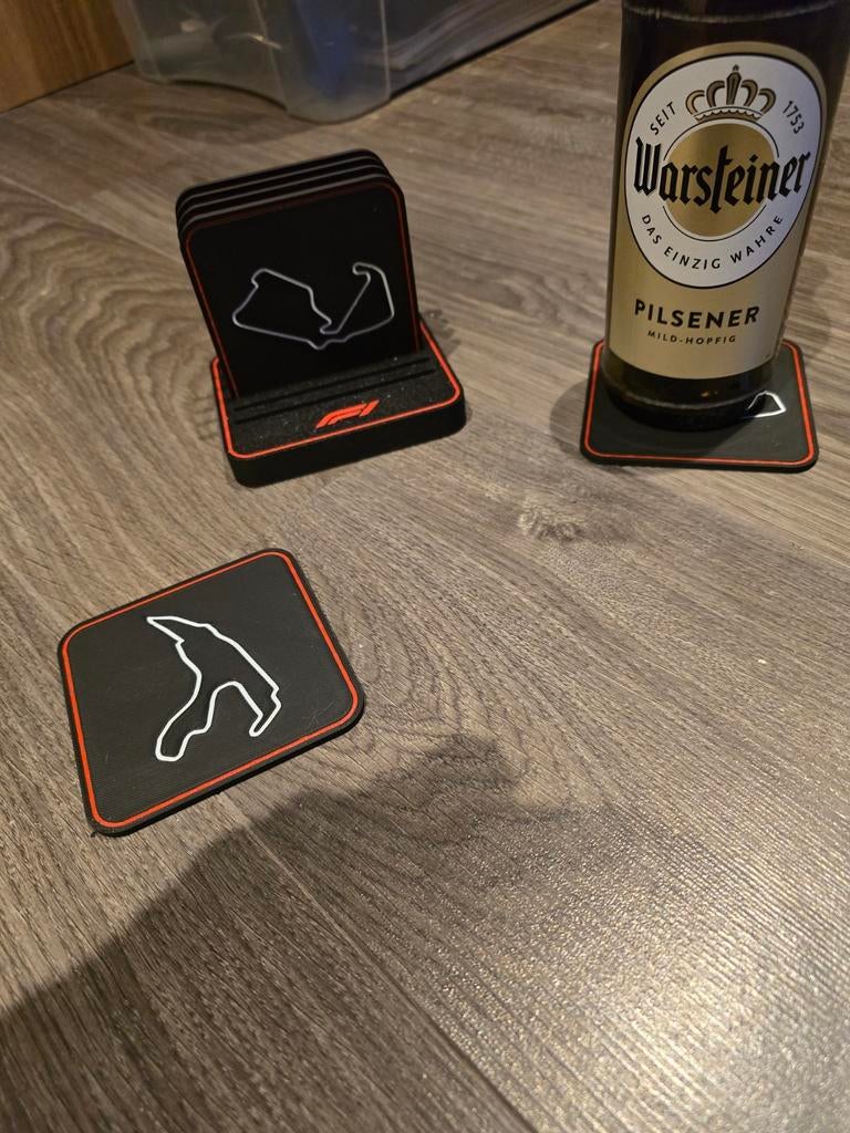 F1 Onderzetters - Viltjes met Circuit Ontwerpen, Verzamelen, Automerken, Motoren en Formule 1, Ophalen, Nieuw, Formule 1