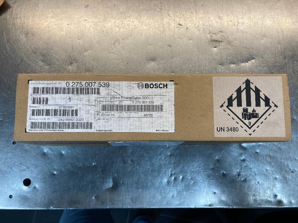 Bosch accu 500 watt Powertube, Ophalen of Verzenden, Nieuw