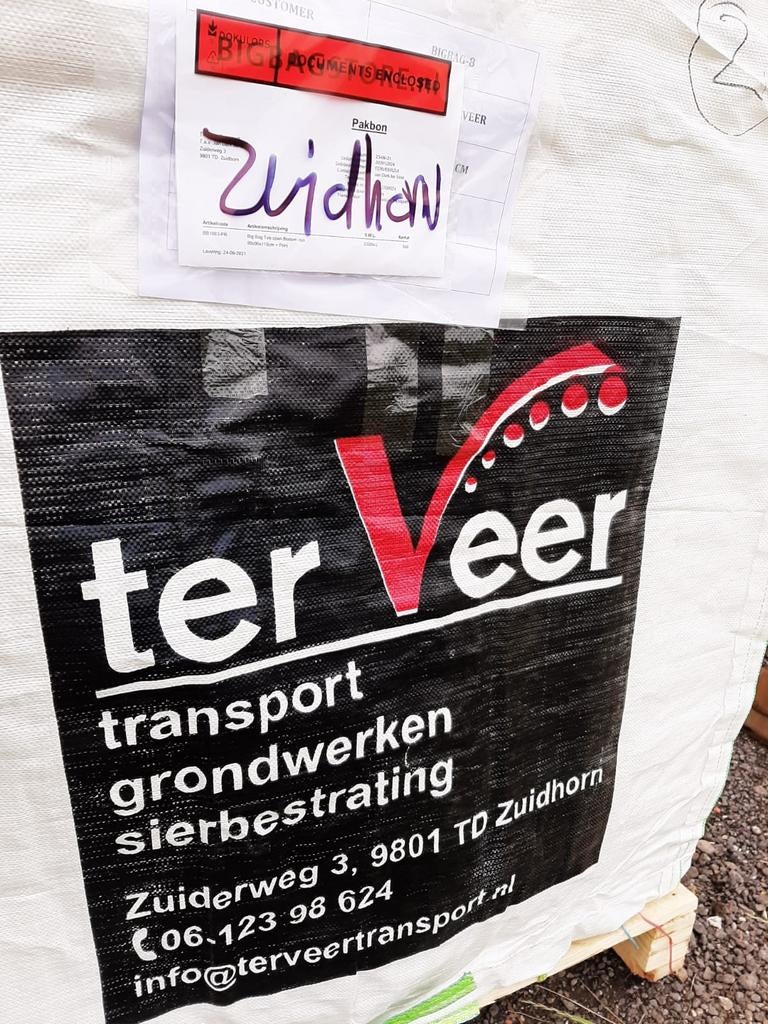 Big bags zand, teelaarde,  grind etc, Tuin en Terras, Aarde en Mest, Ophalen of Verzenden