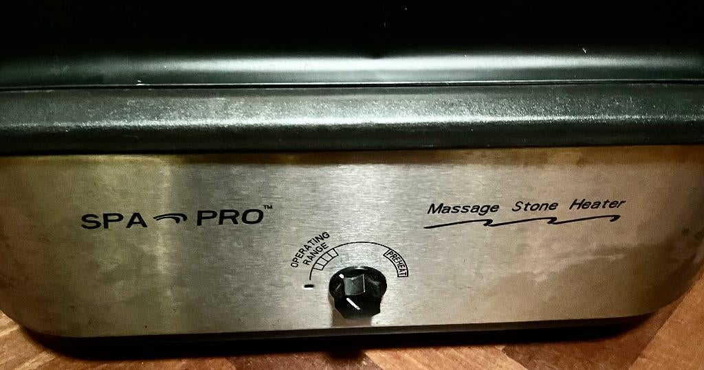 Hotstones met pan, professional kwaliteit, Sport en Fitness, Massageproducten, Ophalen, Gebruikt, Apparaat