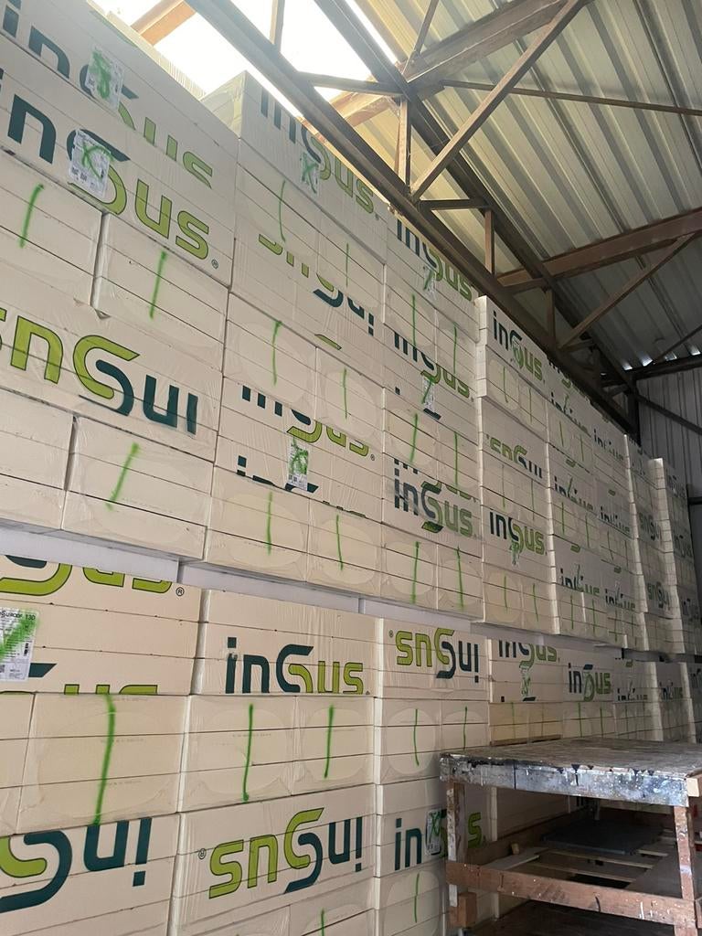 Pir isolatie 13 cm dik 130mm platen 1,20x0,60, Ophalen, 12 cm of meer, Zo goed als nieuw, Hardschuim (Pir)