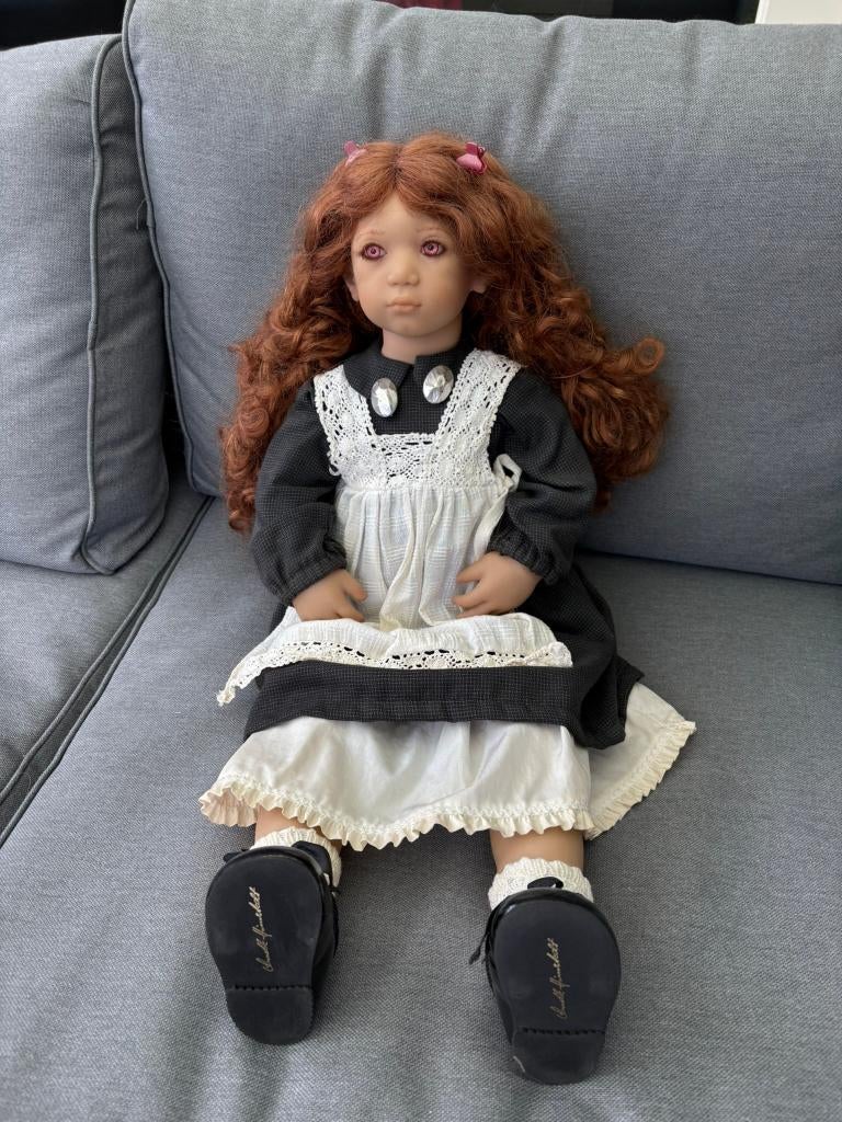 Annette Himstedt Esmee, 75cm., Ophalen of Verzenden, Gebruikt, Pop, Levensecht of Reborn