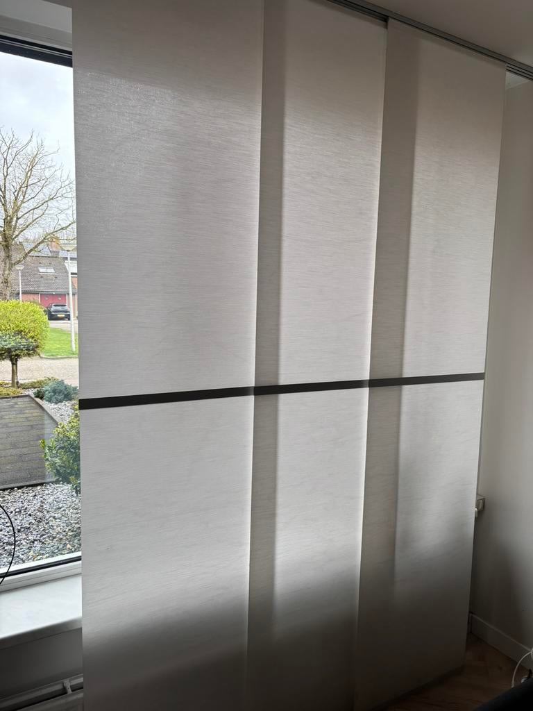 Panelen raamdecoratie, Ophalen, Gebruikt, 200 cm of meer, Wit