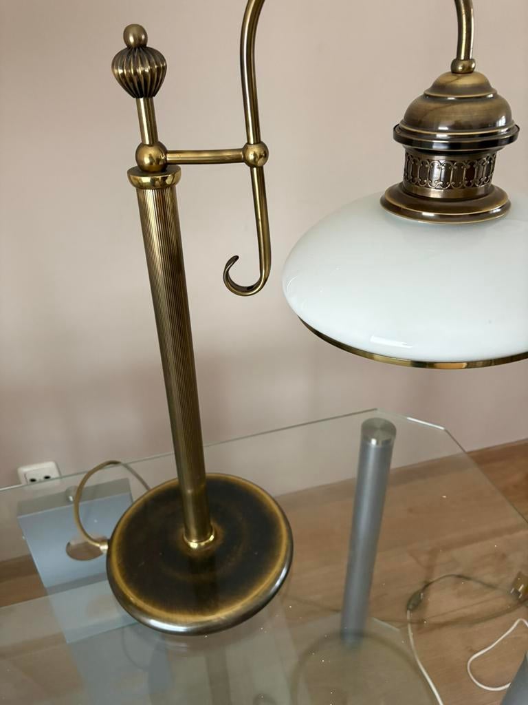 Schemerlamp, Huis en Inrichting, Lampen | Tafellampen, Ophalen, Gebruikt, Metaal, Minder dan 50 cm