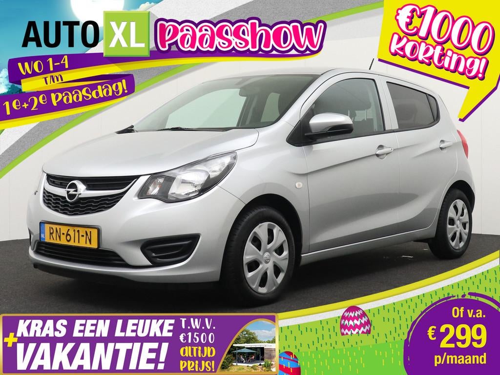 Opel KARL 1.0 75 PK Aut. ecoFLEX Edition+ Bluetooth Cruise C, Auto's, Opel, 839 kg, Stof, Gebruikt, 23 km/l