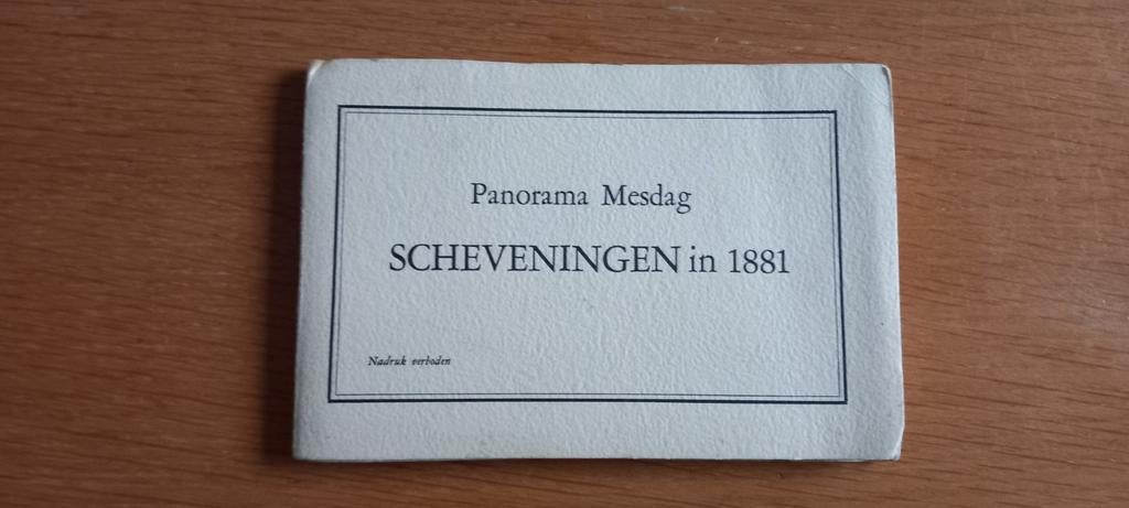 Panorama Mesdag Scheveningen in 1881 - Folder, Ophalen of Verzenden, Gelezen, Onbekend, Folder