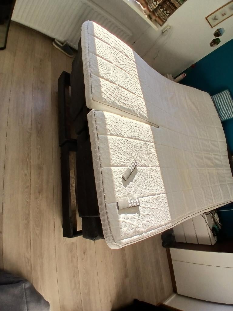 Boxspring bed elektrisch., Huis en Inrichting, Ophalen, Gebruikt, Tweepersoons, 180 cm
