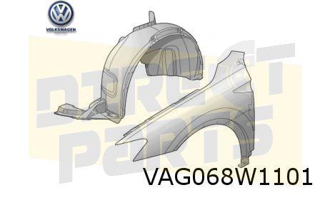 Volkswagen Tiguan (9/20-) Voorscherm Links Origineel! 5NA821