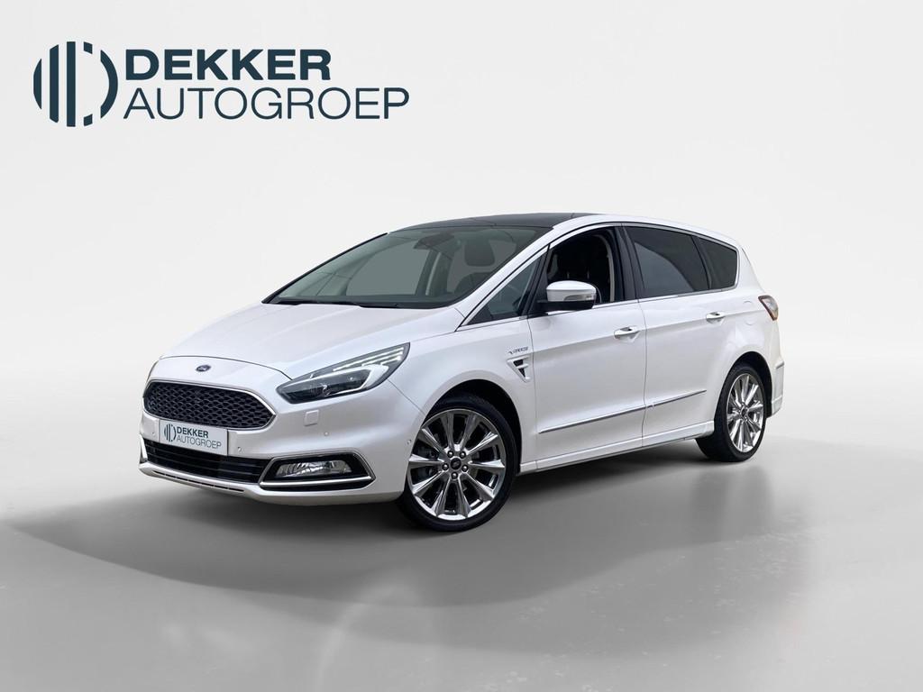 Ford S-Max 2.0 Vignale 7 persoons Lederen bekleding - 7-pers, Auto's, Euro 6, 4 cilinders, 7 stoelen, Wit