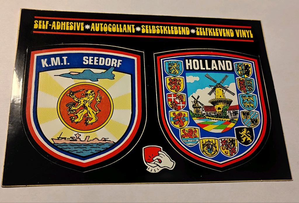 Duitsland K.M.T. SEEDORF HOLLAND Sticker Ansichtkaart, Ophalen of Verzenden, 1980 tot heden, Frankrijk