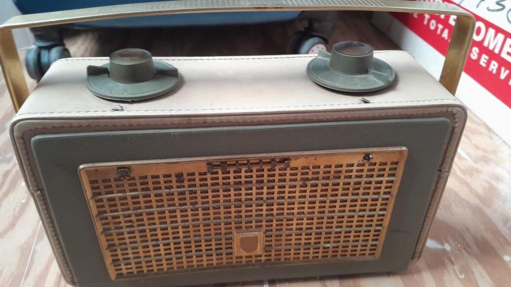 philips radio jaren 50 of 60, Audio, Tv en Foto, Radio's, Ophalen of Verzenden, Gebruikt, Radio
