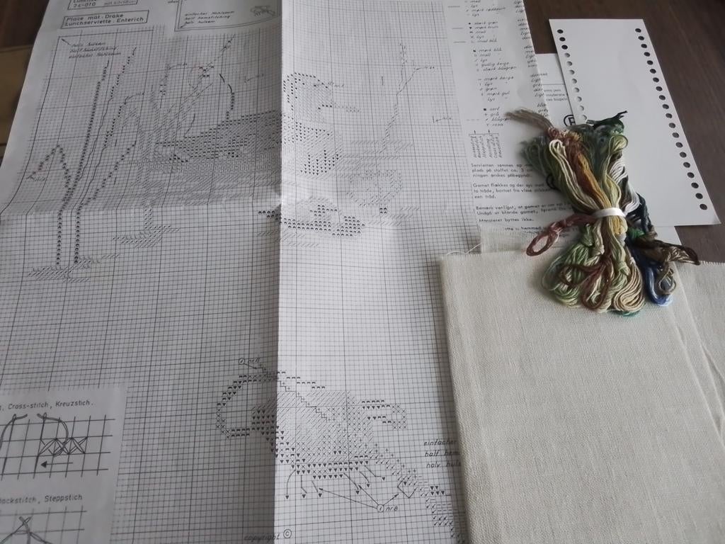 Borduurpakket eva rosenstand, nr 24 010, Ophalen of Verzenden, Zo goed als nieuw, Handborduren, Borduurpakket