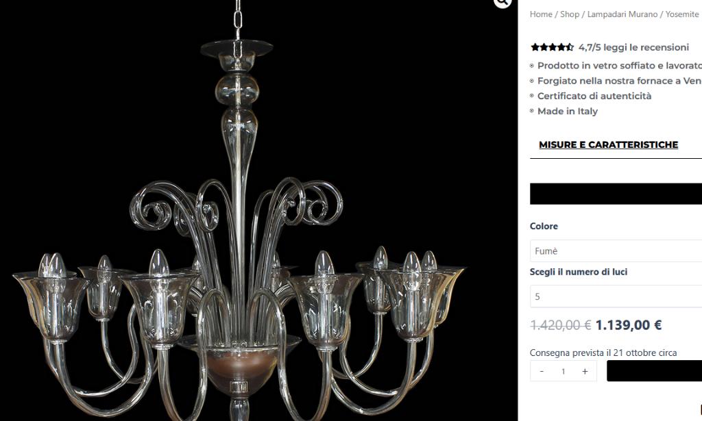 UNIEK VOLLEDIG  MURANO KRISTALLEN KROONLUCHTER, Ophalen, Zo goed als nieuw