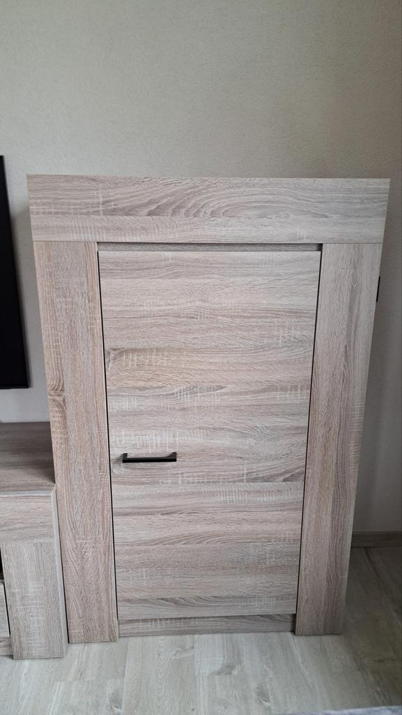 Meubelset met houtlook en zwarte grepen, Huis en Inrichting, Ophalen