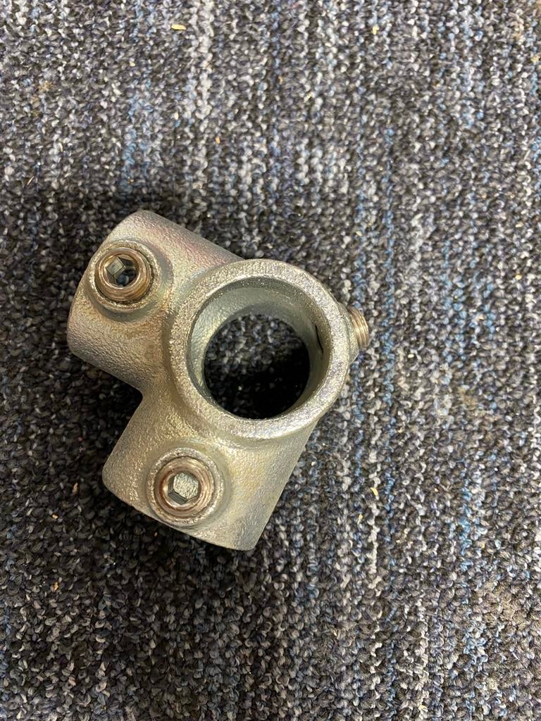 Buiskoppeling hoekstuk Zinkkleurig Nieuw Ø 33,7mm (14 stuks), Ophalen of Verzenden, Nieuw, 250 mm of meer