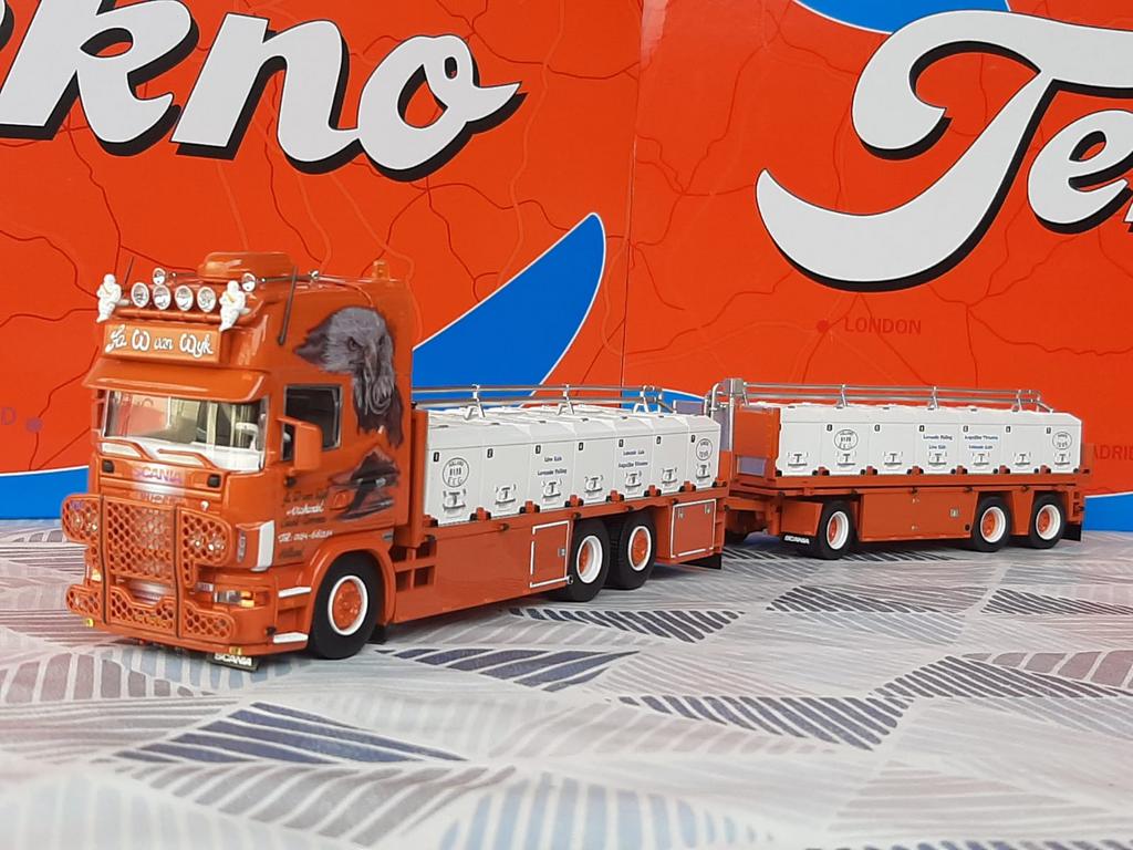 Tekno Scania Van Wijk (Nieuw in doos), Ophalen of Verzenden, Nieuw, Bus of Vrachtwagen, Tekno