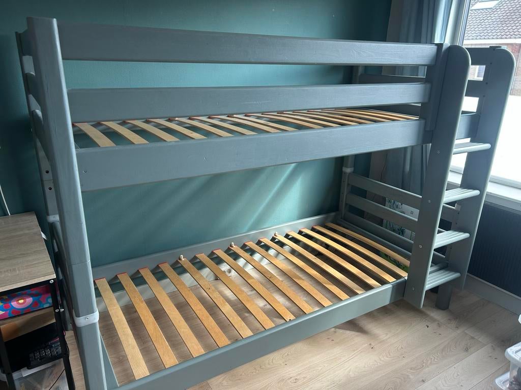 Flexa Classic stapelbed grijs, Ophalen, Gebruikt, Stapelbed