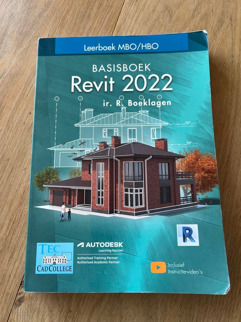 Basisboek Revit 2022 MBO/HBO, Ophalen, Beta, Gelezen, MBO