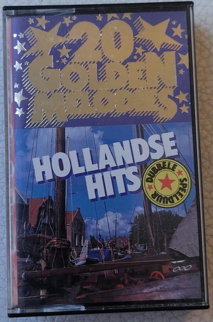 20 Golden Hits Hollandse Hits Cassettebandje, Cd's en Dvd's, Cassettebandjes, Gebruikt, 1 bandje, Ophalen of Verzenden, Voorbespeeld