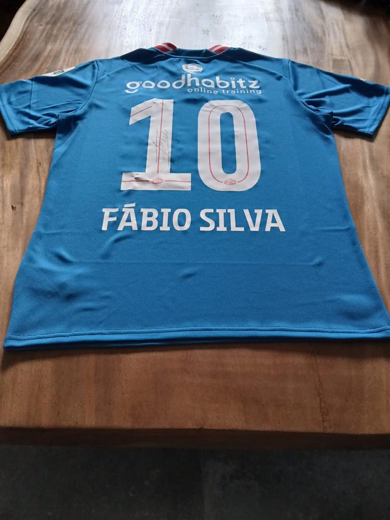 Gesigneerd PSV shirt Fabio Silva met foto bewijs, Maat M, Ophalen of Verzenden, Nieuw, Shirt
