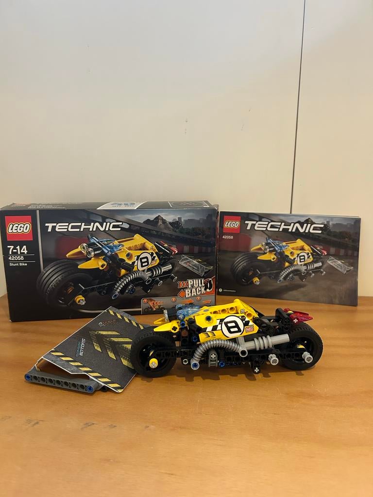 Lego Technic 42058 Stunt Bike, Gebruikt, Lego, Ophalen of Verzenden, Technic