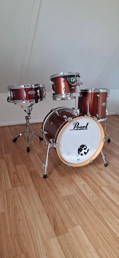 Pearl Midtown drumstel, zgan, Muziek en Instrumenten, Drumstellen en Slagwerk, Ophalen, Zo goed als nieuw, Pearl