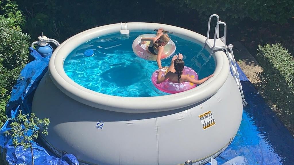 zodiac zwembad, Gebruikt, Rond, 300 cm of meer, Opzetzwembad