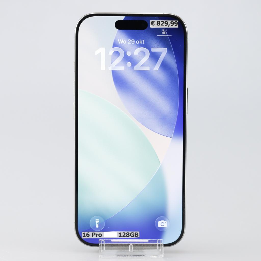 iPhone 16 Pro 128GB Natural Titanium ACTIE, Apple, Zo goed als nieuw, Support@apple.com, One Apple Park Way
Cupertino, CA 95014
United States
