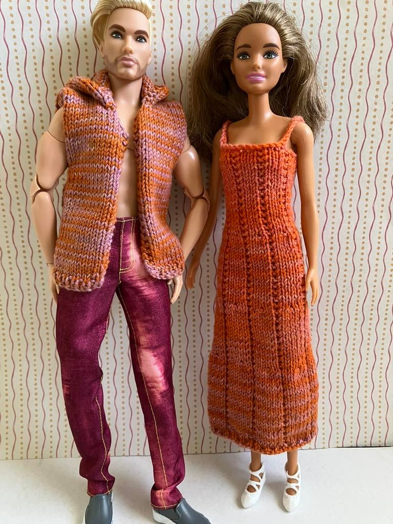 Barbie kleding Ken en Barbie, Ophalen of Verzenden, Zo goed als nieuw, Kleertjes