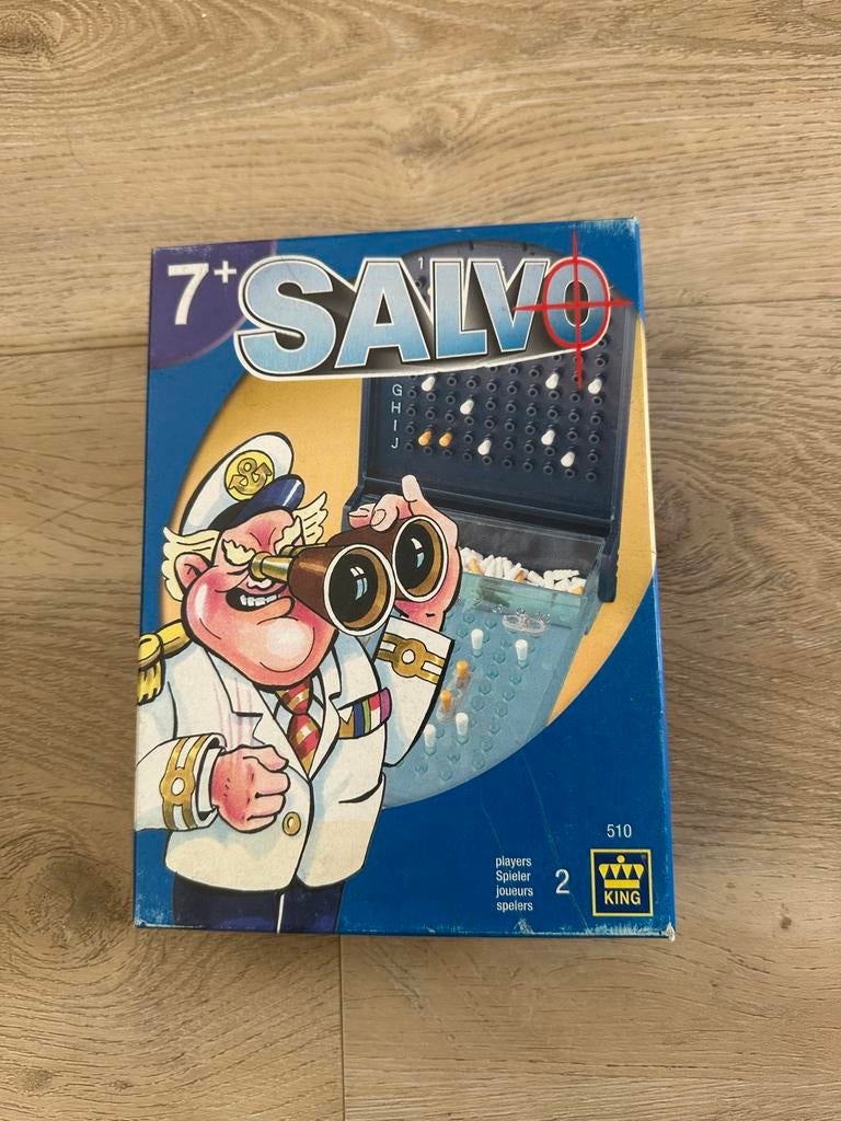 Salvo zeeslag spel, Een of twee spelers, Ophalen of Verzenden, Zo goed als nieuw, Reisspel