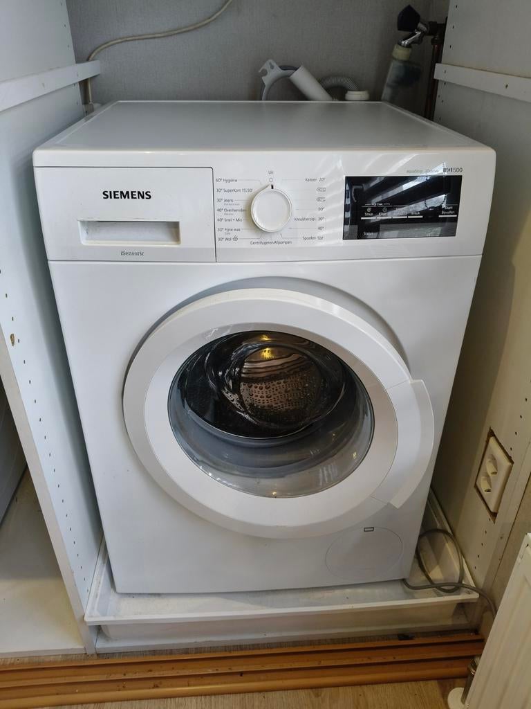 Siemens WMN16T3471 wasmachine, Ophalen, Gebruikt, 85 tot 90 cm, 1200 tot 1600 toeren