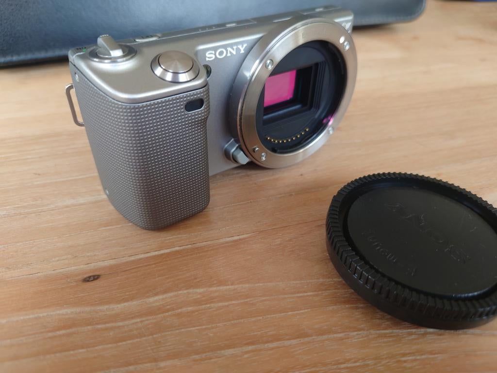 Sony NEX-5 Systeemcamera body, 5529 Clicks! Nieuwstaat!, 14 Megapixel, Ophalen of Verzenden, Zo goed als nieuw, Sony