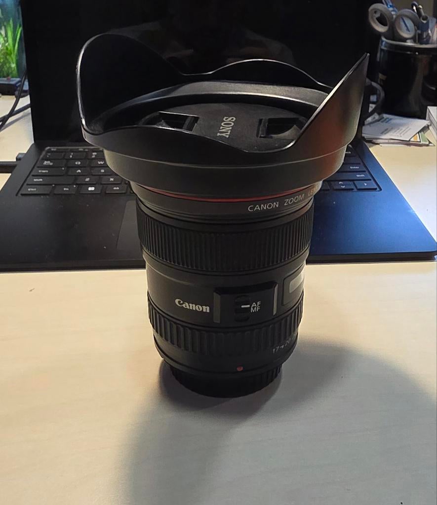 Div. lenzen EF,  Zeiss 21&50, Canon 17-40, Sigma 12-24, Irix, Ophalen of Verzenden, Zo goed als nieuw, Groothoeklens