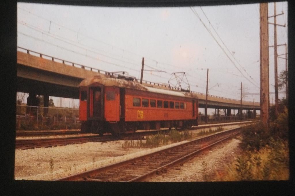 USA elektrische motorwagen Iowa Terminal Railroad trein dia, Ophalen of Verzenden, 1960 tot 1980, Ongelopen, Overig Europa